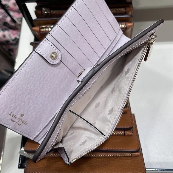 Kate Spade Darcy Large Slim Bifold Wallet
Lilac Moon - Picture 9 of 16